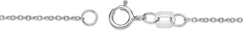 Lavari Jewelers 1/3 Carat Lab Grown Diamond Curved Bar Pendant Necklace for Women in 14k White Gold on 18 Inch Chain (G-H, SI1, cttw) with Spring Ring Clasp in Saudi Arabia
