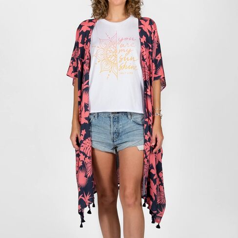 Salt Life Hidden Oasis Coverup Short Sleeve, Washed Navy, OSFM in Saudi Arabia
