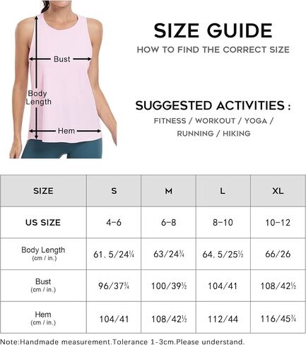 قمصان بدون أكمام للتمرين من icyzone Racerback للنساء، قمصان رياضية للجري وممارسة الرياضة واليوجا وشعور رائع بالفضفاضة in Saudi Arabia