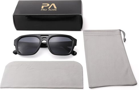 نظارة شمسية Pro Acme Classic Aviator للنساء والرجال، ذات ظلال مربعة وتصميم ثلاثي العارضة للرياضات الخارجية in Kuwait