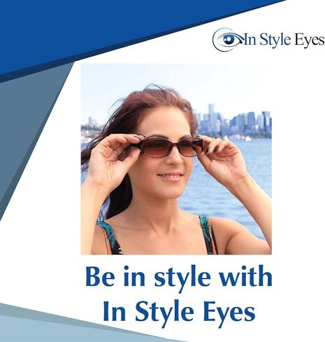 نظارات شمسية ثنائية البؤرة أنيقة للقارئ من In Style Eyes - نظارات قراءة بإطار مستطيل كامل الحواف - عدسات غير مستقطبة - سلحفاة - 3.0x in Kuwait