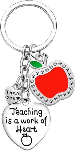 هدايا تقدير المعلم وتعليم هو عمل من القلب سلسلة مفاتيح العودة إلى المدرسة هدية للمعلم in Kuwait