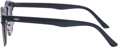 Round Semi Rimless Sunglasses Half Frame Vintage Nearsighted Sunglasses for Driving 100% UV Blocking(-4.0) in Saudi Arabia