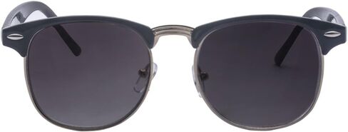 Round Semi Rimless Sunglasses Half Frame Vintage Nearsighted Sunglasses for Driving 100% UV Blocking(-4.0) in Saudi Arabia