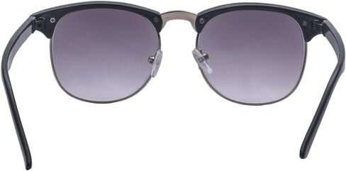 Round Semi Rimless Sunglasses Half Frame Vintage Nearsighted Sunglasses for Driving 100% UV Blocking(-4.0) in Saudi Arabia