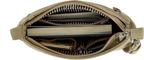 Travelon Heritage Anti-Theft Saddle Crossbody, Natural in Kuwait