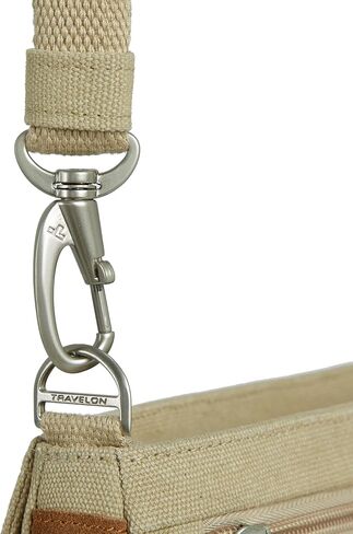 Travelon Heritage Anti-Theft Saddle Crossbody, Natural in Kuwait