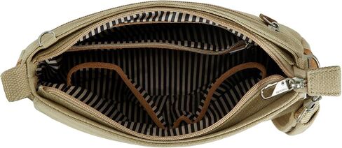 Travelon Heritage Anti-Theft Saddle Crossbody, Natural in Kuwait