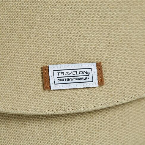 Travelon Heritage Anti-Theft Saddle Crossbody, Natural in Kuwait