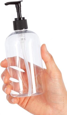 JUVITUS 12 oz Clear Plastic PET Squat Boston Round Bottle Gold Disc Cap (12 pack) in Saudi Arabia