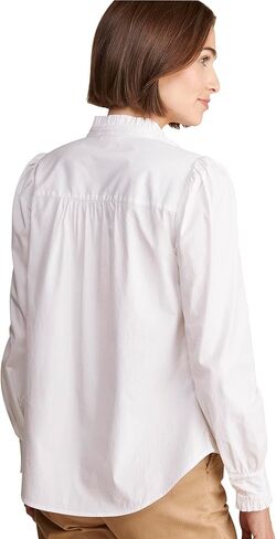 vineyard vines Women's Poplin Ruffle Collar Popover in Kuwait