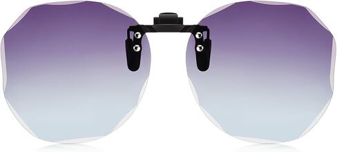 نظارات شمسية بمشبك مضلع للنساء والرجال فوق النظارات الطبية، نظارات مستقطبة قابلة للطي تناسب النظارات الشمسية in Kuwait