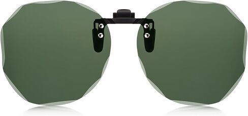 نظارات شمسية بمشبك مضلع للنساء والرجال فوق النظارات الطبية، نظارات مستقطبة قابلة للطي تناسب النظارات الشمسية in Kuwait