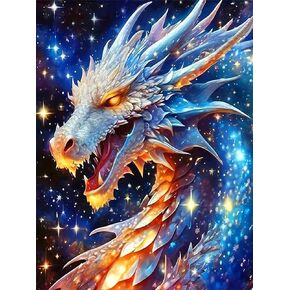 Ekuxom 5D Diamond Painting Kits for Adults, Peacock Diamond Art Kits for Beginner, DIY Animals Round Full Drill Diamond Art for Home Wall Decor 12x16 Inch