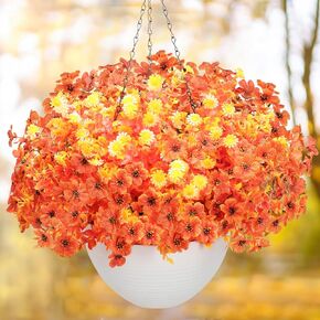 Artificial Flowers Pansies Plants for Outside,10 Bundles Outdoor UV Resistant Fake Silk Pansy,Faux Viola,Garden Porch Window Box Home Wedding Farmhouse Festive Shrub Decor-Without Basket in Kuwait