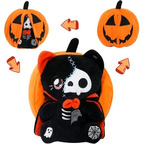 Halloween Pumpkin Witch Plush,Pumpkin Witch Plushies Toys Stuffed Animal Pillows Cute Pumpkin Witch Plushie Doll Toys,Stuffed Animal Pillow Doll Toys Gift for Fans Boys and Girls Birthday Gifts