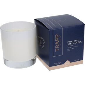 تراب - رقم 7 خشب الصندل الباتشولي - 7 أونصة. شمعة مميزة - عطر منزلي عطري برائحة ترابية من الباتشولي الآسيوي وخشب الصندل ورائحة الأرز - شمع الفازلين in Kuwait