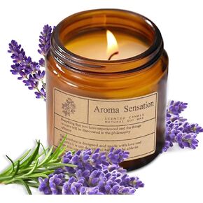 Scented Candles, Fall Scented Candles, Organic Candles Non Toxic, Soy Candles, Canned Candles for Home Scented, Candles for Men and Women, Stress Relief, Meditation, Yoga (Misty Forest 7oz)