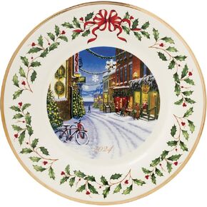 Lenox 896239 2024 Holiday Annual Plate Winter Scene