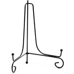 Napco Scrolled Black 8 inch Metal Decorative Display Easel