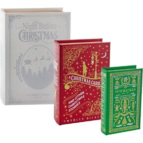 Magic Nesting Halloween Books (Set of 2); Russian Doll Style Hidden Books, Spooky Holiday Themed Fake Books
