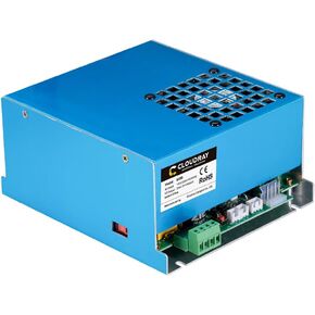 Cloudray 40W Laser Power Supply for CO2 Laser Engravers, Laser Engraver Power Supply 110V/220V Power Supply Replacement for 30W 40W Laser Tube Laser Engraving Machines(Model B)