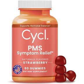 PMS Support Supplement for Women - 60 Gummies for PMS Support - Mood Support Supplement - PMS Gummies for Women - Women Hormone Balance Supplements - Menstrual Pain Relief