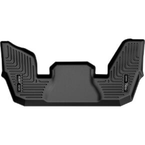 Husky Liners Weatherbeater Floor Mats | Fits 2023 - 2024 Honda Pilot | Front & 2nd Row, 3-pc Black - 95821
