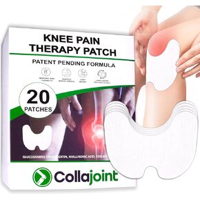 20 Pcs Knee Patches| Extra Strength & Extra Adhesive Knee Pain Relief Patch |Odorless and Lasting Knee Patches for Discomfort