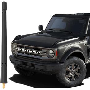 VOFONO Stubby Antenna for Ford Bronco 2019 2020 2022 2023 2024, Ford Bronco Accessories, 7 Inch Short Ford Bronco Raptor Sport Antenna Replacement Upgrade Car Radio Reception