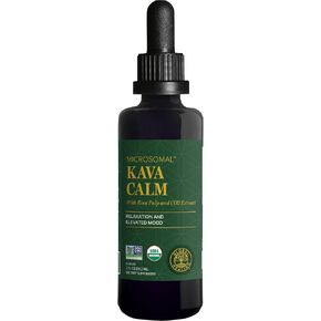 Global Healing Organic Kava Calm - MicroSomal Tech for More Bioavailable Kava Kava Root Pulp Extract, Pure Kava Drops - Keep Kalm with Kava and Enjoy in Your Tea Or Coffee Drink - 2 Fl Oz