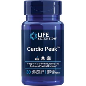 Life Extension Cardio Peak, Cardiovascular Supplement, Heart Health, arjuna, 1-Daily, Gluten Free, Non-GMO, Vegetarian, 30 Capsules