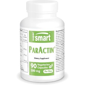 Supersmart - ParActin Supplement 300mg per Day (High Strength) - Andrographis Paniculata | Non-GMO & Gluten Free - 90 Vegetarian Capsules