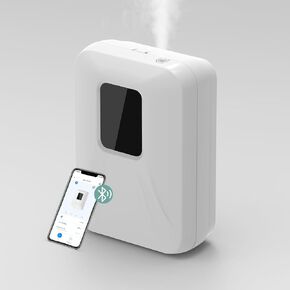 Smart Scent Air Machine, 130ml/500 Sq.Ft Waterless Oil Diffuser for Home with Cold Air Diffusion Tech, Hotel Collection Diffuser, Scent Diffuser for Essential Oils for Small Room, Office