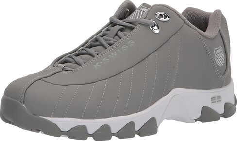 حذاء رياضي K-Swiss للرجال ST329 CMF، أبيض/أزرق كلاسيكي، 11.5 XW in Saudi Arabia