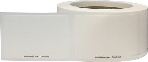 ملصقات فارغة قابلة للذوبان لتخزين الطعام من InStockLabels، مقاس 2 × 3 بوصة، عبوة من 500 قطعة in Saudi Arabia