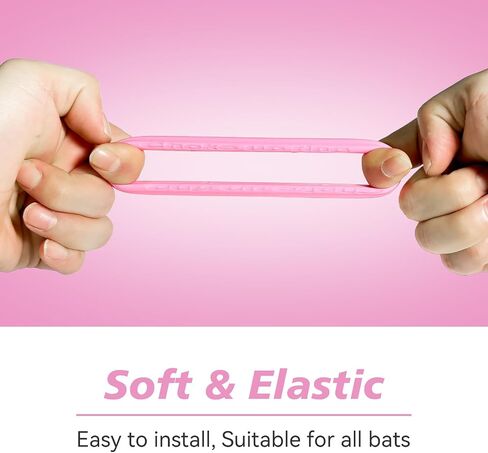 [5 Packs] Baseball Bat Grip Choke Up Rings for Youth Baseball Softball Teeball Tball Bat Choke Up Ring Bat Knob Baseball Bat Accessories - White in Saudi Arabia
