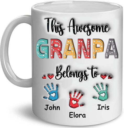 كوب للأب - هدايا للأب - أفضل هدايا أبعد في العالم أعني الأب - هدايا الأب المضحكة من الابنة - عيد الأب، هدايا عيد الميلاد للأب الجد والأب في القانون والأب in Saudi Arabia