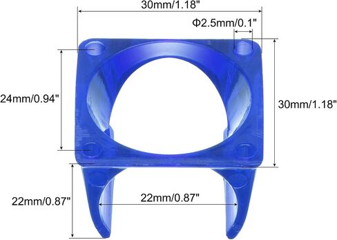 MECCANIXITY V6 Fan Cover Radiator Cooling Fan Cover Black for 3D Printer 4 Pack in Saudi Arabia
