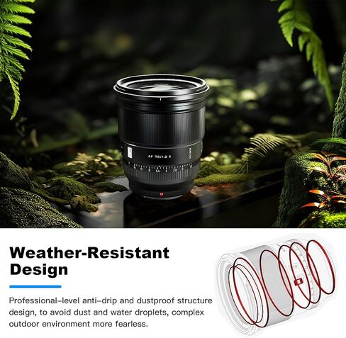 عدسة VILTROX Pro 27 مم f/1.2 E Mont لعدسة Sony، عدسة صورة APS-C بدون مرآة لكاميرات Sony E-Mount A7II A7RII A7SII A7SIII A7III A7IV A7RV A9 A9II FX3 FX6 ZVE1 A6600 A6500 A6400 A6100 in Kuwait