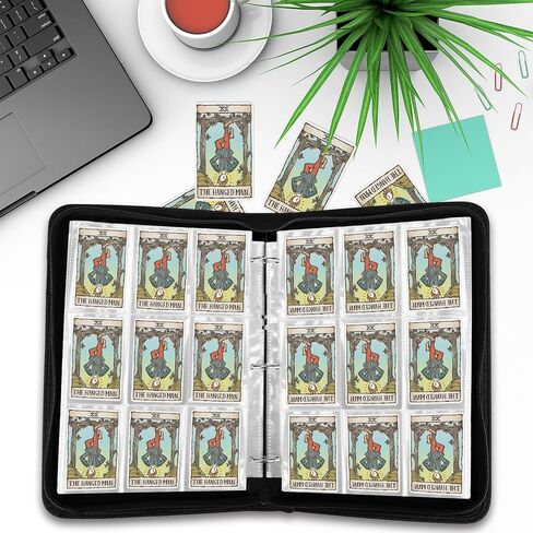 Trading Card Binder with Sleeves Card Organizer - 9 Pockets 900 Double Sided Pocket PU Card Collection Binder, Baseball Binder,for Sports Card, MTG, TCG Yugioh Card in Kuwait