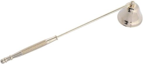 Candle Snuffer Polished Stainless Steel Candle Stopper Long Handle Candle Safely Extinguisher Snuffer Prevent Spray(Gold) Candlesnuffers in Saudi Arabia