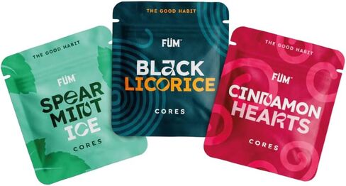 Füm 3 Packs of Plant Based Cores | Naturally Switch from Bad Habits | 9 Total Cores (Crisp Mint) in Saudi Arabia