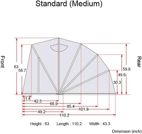 Junior (Small) Motorcycle Cover Shelter Storage Tent Garage… in Saudi Arabia