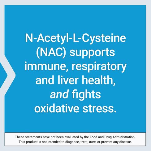 Life Extension N-Acetyl-L-Cysteine ​​(NAC)، جهاز المناعة، الجهاز التنفسي، صحة الكبد، NAC 600 مجم، دعم قوي لمضادات الأكسدة، الجذور الحرة، سهل الامتصاص - عبوتين × 60 كبسولة in Kuwait