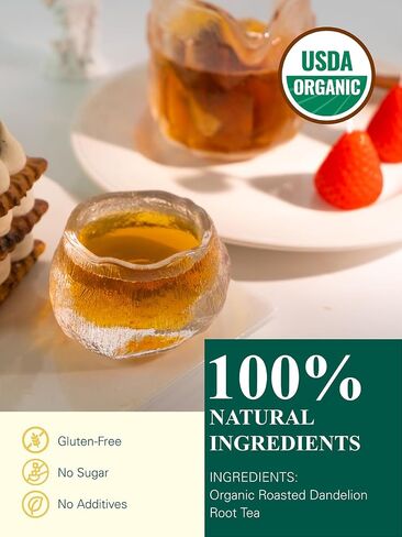 GLDNT Organic Green Tea Bags, Natural Pure Organic Green Tea, Super Antioxidant, Caffeinated, 100 Count in Saudi Arabia