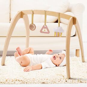 Hexagon Playpen Mat | Playard Mattress | Baby Floor Mat Fit Regalo 53" Play Yard | One-Piece Crawling Mat Non Slip Comfortable for Babies & Toddlers (Animal-White)