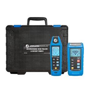Jonard Tools WCT-700 Underground Wire Tracer and Circuit Finder- Trace Cables Up to 7 ft Underground, 1000 ft Long, Dual Backlit LCD Screens, Adjustable Sensitivity, CAT III 600V Rating