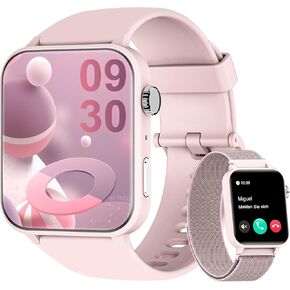 Blackview Health & Fitness Tracker, 2024(Answer/Make Calls) 1.85'' SmartWatch with 24/7 Heart Rate and Blood pressure,Step/SleepTracker,100+Sport,IP68 Waterproof Activity Trackers for Android iPhone
