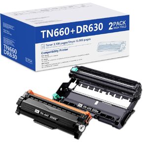 TN-820 Toner Cartridge Replacement for Brother TN820 Black Toner Cartridge HL-L6200DW MFC-L5850DW MFC-L5700DW HL-L5200DW MFC-L5900DW Printer 2-Pack